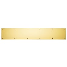 Commercial Series 4" x 28" Brass Kick Plate