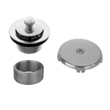 Lift and Turn Tub Drain Strainer with Faceplate (Single Hole)