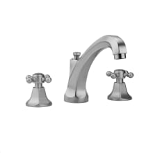Astor 0.5 GPM Widespread High Profile Bathroom Faucet with Ball Cross Handles