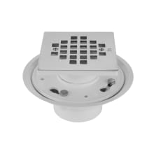 2" or 3" PVC Complete Square Shower Drain