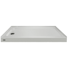 Cayman 60" x 32" Shower Base with Single Threshold and Left Drain