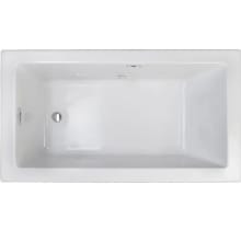 Elara 72" Drop-In Soaking Bathtub with Left Drain and Heated Soak