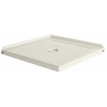 Catalina 36" x 36" Square Shower Base with Double Threshold and Center Drain