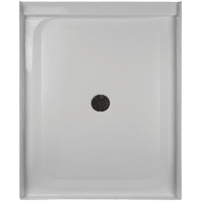 Catalina™ 36" X 48" Rectangular Shower Pan with Single, Low-Barrier Threshold with Center Drain
