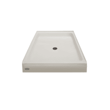 Cayman 42" x 36" Single Threshold Shower Pans with Center Drain