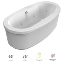 Inizio 66" x 36" Freestanding Whirlpool with Whisper+ Technology™