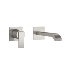Mincio™ 1.2 GPM Wall Mounted Bathroom Faucet - Less Drain Assembly