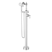 Ardmore™ Floor Mounted Tub Filler with Lever Handles and Built-In Diverter - Includes Personal Hand Shower