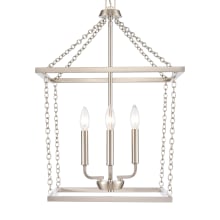 Everest 4 Light 17" Wide Taper Candle Pendant