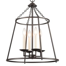 Jamin 4 Light 17" Wide Taper Candle Pendant