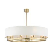 Butte 10 Light 42" Wide Taper Candle Drum Chandelier