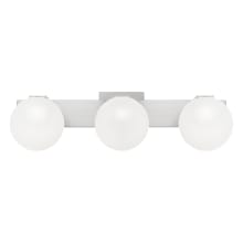 Lonnie 3 Light 7" Wide Bathroom Vanity Light