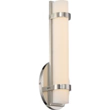 Flair Single Light 12" Tall Integrated LED Wall Sconce - ADA Compliant