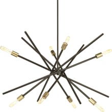 Highlawn 8 Light 42" Wide Abstract Chandelier