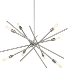 Highlawn 8 Light 42" Wide Abstract Chandelier