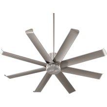 Sunburst 72" 8 Blade Indoor / Outdoor Ceiling Fan with Wall Control