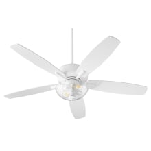 Phoenix 52" 5 Blade LED Indoor Ceiling Fan with Round Glass Shade