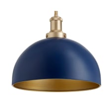 Eileen 12" Wide Pendant with Metal Shade