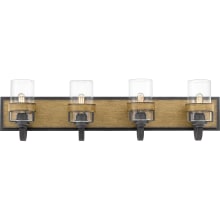 Chesterfield 4 Light 34" Wide Bathroom Vanity Light