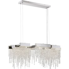 Curry 33-3/4" Wide Integrated LED Linear Chandelier
