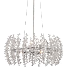 Curry 6 Light 20" Wide Pendant with Optic Crystal Accents