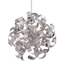 Curry 5 Light 17" Contemporary Globe Pendant