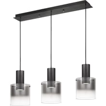 Curry 3 Light 40" Wide LED Linear Pendant