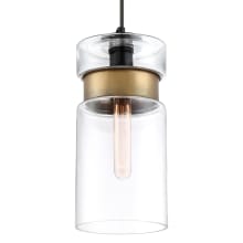 Laclede Single Light 6" Wide Mini Pendant with a Glass Shade