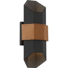 Bosque 15" Tall LED Outdoor Wall Sconce