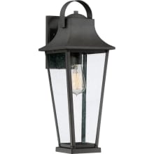 Grady Single Light 19-1/4" Tall Outdoor Wall Sconce with Glass Panel Shades