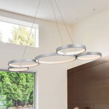 Maya 5 Light 50" Wide LED Ring Chandelier