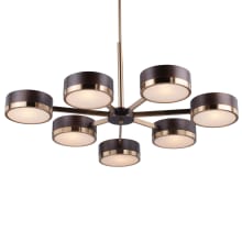 Marcus 7 Light 36" Wide Chandelier with Glass Shades