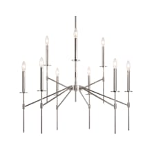 Kai 9 Light 32" Wide Taper Candle Chandelier