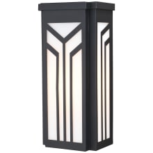 Addison Single Light 14" Tall Outdoor Wall Sconce