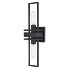 Harper 2 Light Contemporary Wall Sconce Up Down Lighting