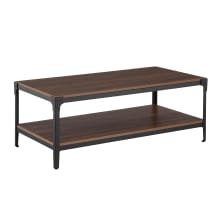 48" Wide Industrial Contemporary Coffee Table