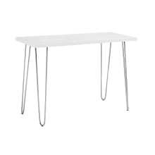 Retro Modern 42" Wide Laptop Writing Desk with Hairpin Legs