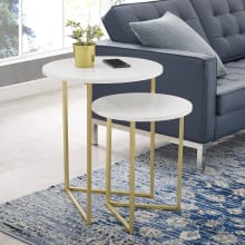 Set of (2) Contemporary Side Accent Nesting Tables