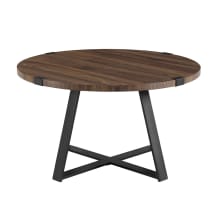 31" Round Contemporary Industrial Ready To Assemble Coffee Table