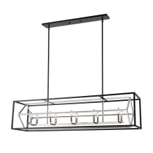 Alta 10 Light 56" Wide Taper Candle Linear Chandelier