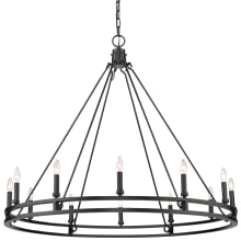 Josephine 12 Light 48" Wide Taper Candle Chandelier