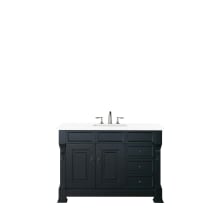 Brookfield 48" Free Standing Single Basin Vanity Set with Wood Cabinet and 3cm Quartz Vanity Top
