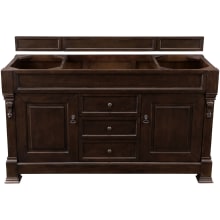 Brookfield 60" Single Free Standing Wood Vanity Cabinet Only - Less Vanity Top