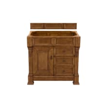 Brookfield 35" Single Free Standing Wood Vanity Cabinet Only - Less Vanity Top