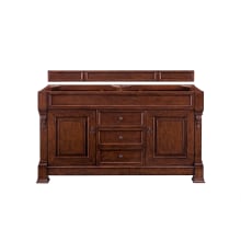 Brookfield 59" Double Free Standing Wood Vanity Cabinet Only - Less Vanity Top