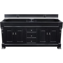 Brookfield 71" Double Free Standing Wood Vanity Cabinet Only - Less Vanity Top
