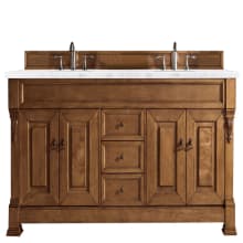 Brookfield 72" Free Standing Double Basin Vanity Set with Wood Cabinet and Arctic Fall Stone Composite Vanity Top