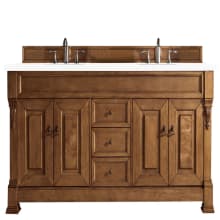 Brookfield 72" Free Standing Double Basin Vanity Set with Wood Cabinet and 3cm Quartz Vanity Top