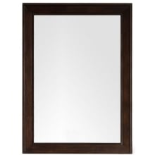 Bristol 29" W x 40" H Rectangular Wood Framed Bathroom Wall Mirror