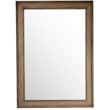 Bristol 29" W x 40" H Rectangular Wood Framed Bathroom Wall Mirror